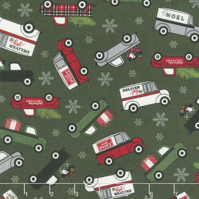 Christmas Delivery - Main Green Yardage