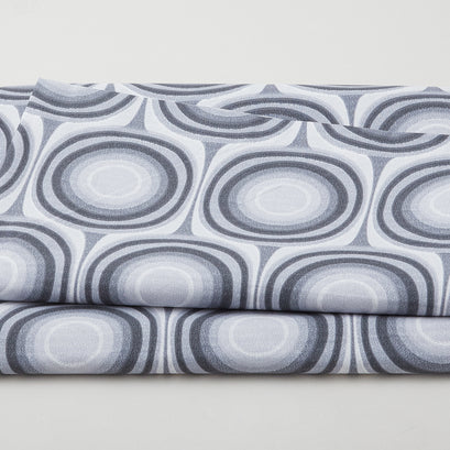 Squircle - Squircle Design Charcoal 108" Wide 3 Yard Cut