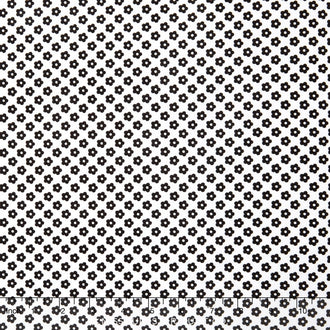 Dot & Dash - Petals White Yardage
