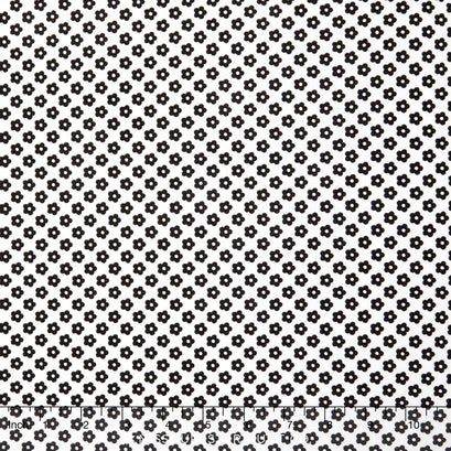 Dot & Dash - Petals White Yardage