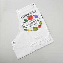 Missouri Star You Are What You Quilt 15oz White Canvas Apron