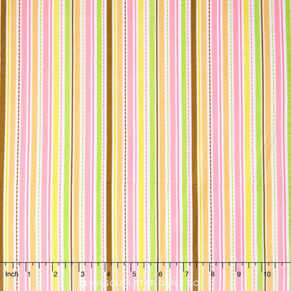 Sweet Baby Girl - Stripes Multi Yardage
