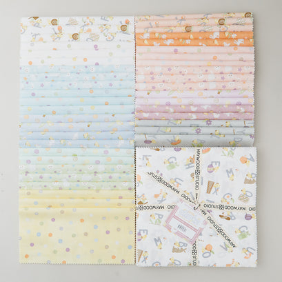 Little Chicks Flannel 10" Squares