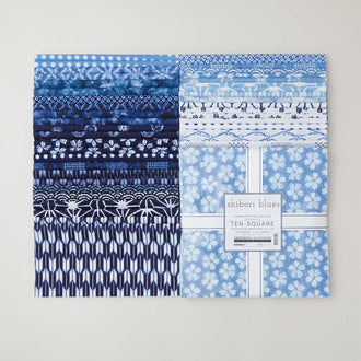 Shibori Blues 2024 Ten Squares