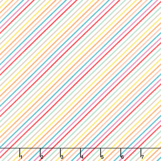 Laguna Sunrise - Stripe Off White Yardage