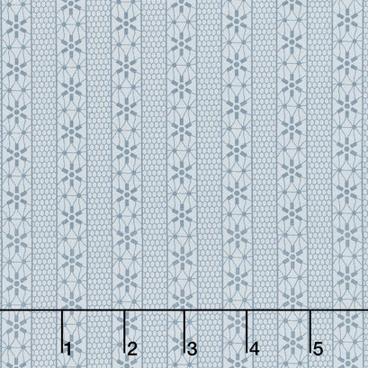 Snowman Gatherings IV - Crystal Stripe Frozen Yardage