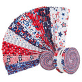 Red, White and Starry Blue 2.5" Strips