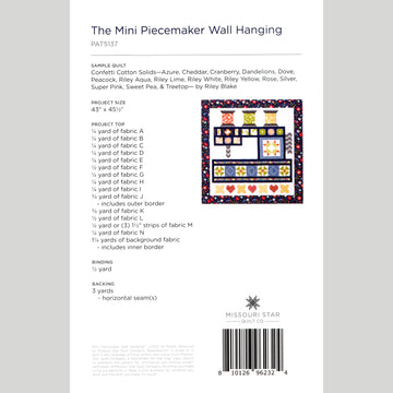 Mini Piecemaker Quilt Pattern by Missouri Star Alternative View #1