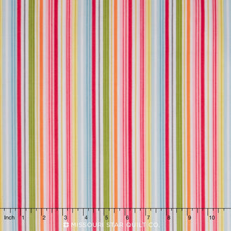 Fine & Dandy - Stripe Yellow Yardage
