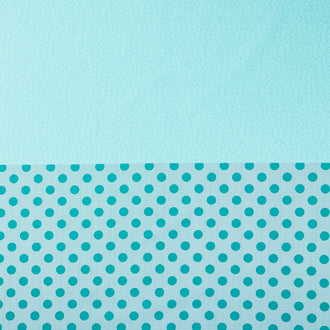 Celebrating 50 Years of Moda - Four In One Blender Print Aqua Yardage