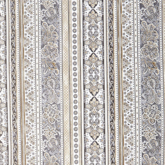 La Scala - Onyx Colorstory Stripes Metallic Yardage