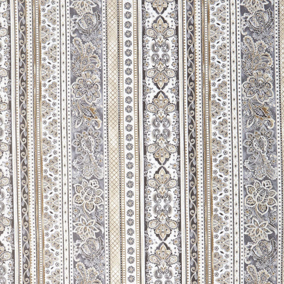 La Scala - Onyx Colorstory Stripes Metallic Yardage