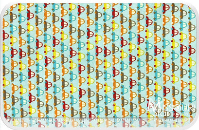 Boy Crazy - Cars Teal Yardage