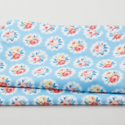 Country Cottage - Sunlit Days Blue 2 Yard Cut