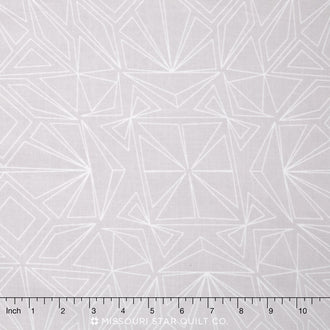 Fractals Wide - Fractals Grey 108" Wide Backing