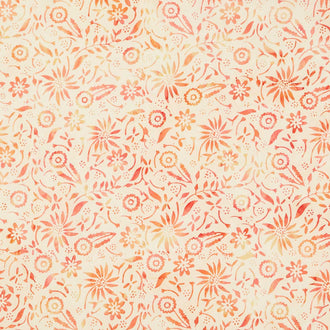 Just Dandy Batiks - Flutter Flowers Neutral Yardage