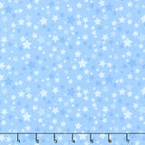 Playtime Flannel - Stars Blue Yardage Primary Image