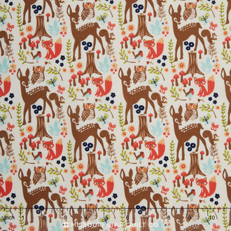 Woodland Spring - Main Cream Yardage