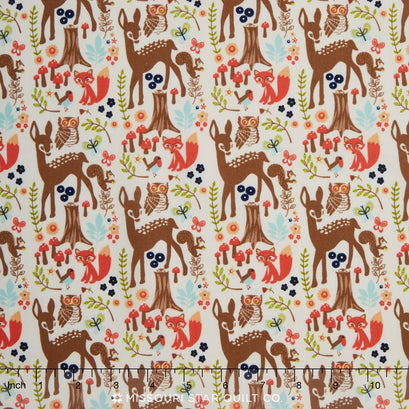 Woodland Spring - Main Cream Yardage