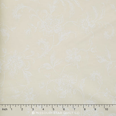 Whisper Prints Wide - Ivory 108" Backing