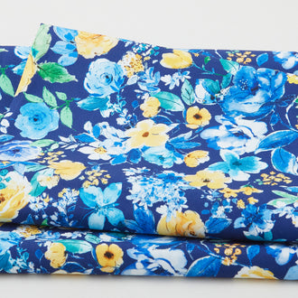 Blue Muse Favorites - Peak Bloom Navy 2 Yard Cut