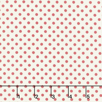 Creating Memories - Winter Woven Polkadot Red Yardage