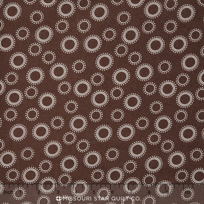 Cozy Cotton Girl - Cocoa Flannel Yardage