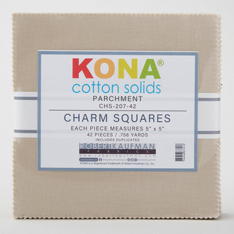 Kona Cotton - Parchment Charm Pack