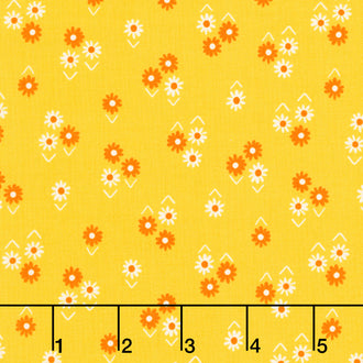 Juicy - Baby Flowers Golden Hour Yardage