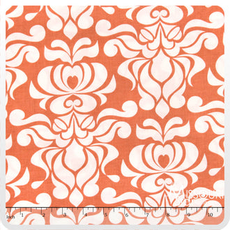 Valencia - Damask Coral Yardage