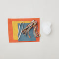 Folk Squirrel Wool Felt Embroidery Applique Ornament Kit Alternative View #1