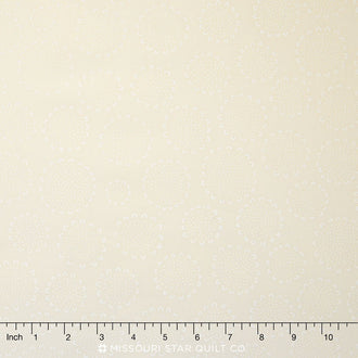Blueberry Park - Neutral Snow Dotty Sunflowers Yardage