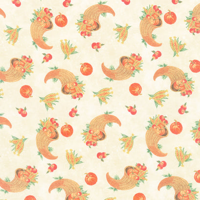 Gnome-kin Patch - Cornucopia Toss Beige Yardage