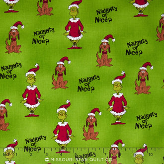 How the Grinch Stole Christmas 6 - Grinch and Max Green Yardage