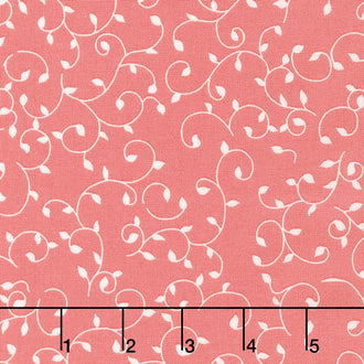 Monday, Monday - Vines Coral Yardage