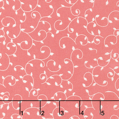 Monday, Monday - Vines Coral Yardage