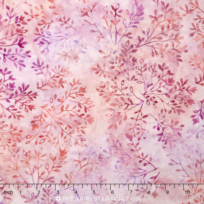 Artisan Batiks - Splendid 4 Twings Rose Yardage