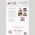 City Toy Bins Pattern