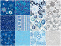 Holiday Flourish 11 Peacock Metallic Ten Squares