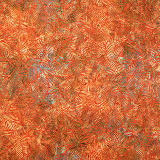 Sequoia Batiks - Palm Leaves Redwood Yardage