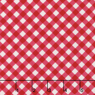 Seaside - Gingham Red Yardage