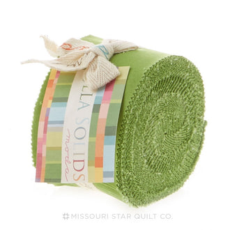 Bella Solids Fresh Grass Junior Jelly Roll