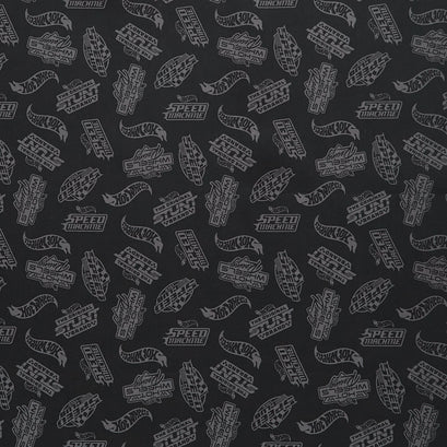 Made to Race - Tone-on-Tone Black Yardage