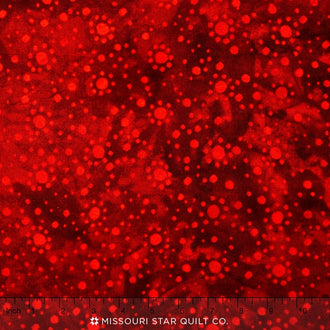 Wilmington Essentials - Dot Burst Red 108" Backing