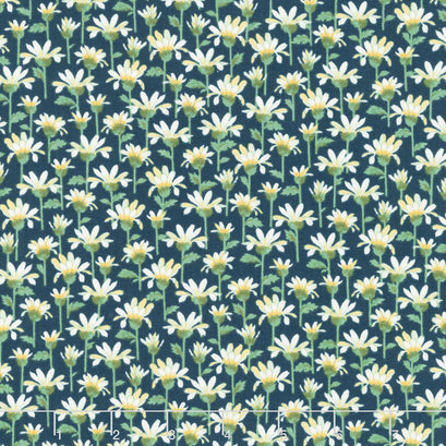 Willoughby - Daisy Navy Yardage