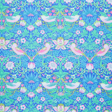 Kaffe Fassett x The Original Morris & Co. - Strawberry Thief Blue Yardage