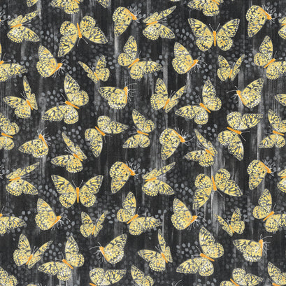Tulip Fields - Float & Flutter Soot Yardage