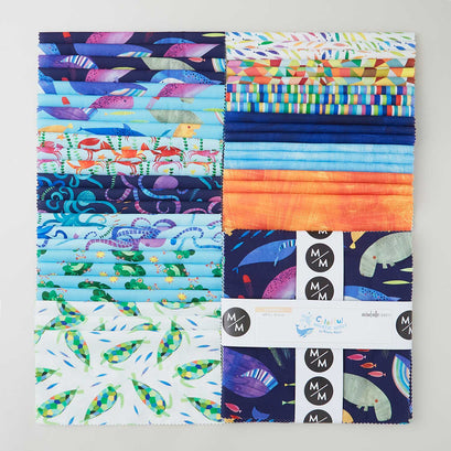 Colorful Aquatic Favorites 10" Squares