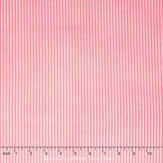 Backyard Roses - Backyard Stripe Pink Yardage