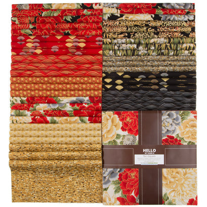 Imperial Collection 14 - Crimson Colorstory Metallic Ten Squares